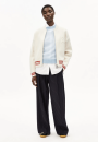Iconic A Bomber Jacket oatmilk-mars red
