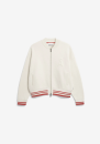 Iconic A Bomber Jacket oatmilk-mars red