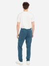 Unisex Freizeithose BANIPAL mit Leinen blau