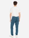 Unisex Freizeithose BANIPAL mit Leinen blau M/Short