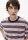 T-Shirt Maarkos Multi Stripes tinted navy-oatmilk