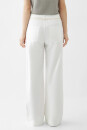 DEW flared soft denim white denim
