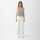 DEW flared soft denim white denim