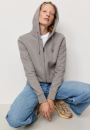 Sweatjacke DAHLIA greige