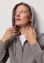 Sweatjacke DAHLIA greige