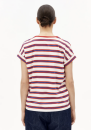 T-Shirt Idaara Stripe light oatmilk-mars red-dynamo blue