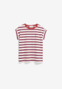 T-Shirt Idaara Stripe light oatmilk-mars red-dynamo blue