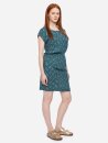 Gemustertes Kleid Milou aus Ecovero™ blau-teal