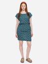 Gemustertes Kleid Milou aus Ecovero™ blau-teal