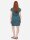 Gemustertes Kleid Milou aus Ecovero™ blau-teal