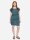 Gemustertes Kleid Milou aus Ecovero™ blau-teal