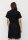 Kleid YUCCA aus Leinen-Viskose-Mix black