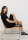 Kleid YUCCA aus Leinen-Viskose-Mix black