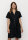 Kleid YUCCA aus Leinen-Viskose-Mix black