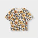 T-Shirt Vadstena Sunflower AOP off-white