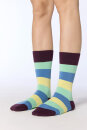 Unisex Strümpfe magenta-kiwi-auqamarin-lime 43/46