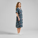 Viskose-Kleid Kallvik Strawberry Field schwarz