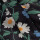 Viskose-Kleid Kallvik Strawberry Field schwarz