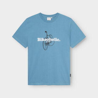 T-Shirt Stockholm Bikeoholic niagara blue