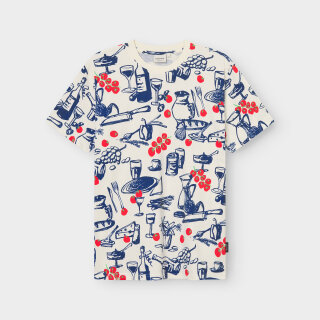 T-Shirt Stockholm Dinner Time blue