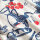 T-Shirt Stockholm Dinner Time blue