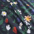 T-Shirt Visby Strawberry Field schwarz