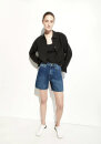 Denim Shorts Sheaari wavy blue