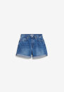 Denim Shorts Sheaari wavy blue