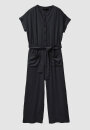 Jumpsuit DIANELLA aus Leinen-Viskose-Mix black