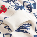 Hoodie Falun Dinner Time oat white