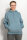 Womens Half Zip Hoodie sueded blue dusk