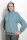 Womens Half Zip Hoodie sueded blue dusk