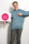 Womens Half Zip Hoodie sueded blue dusk