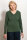 Damen V-Neck Langarmshirt tannennadel