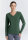 Damen V-Neck Langarmshirt tannennadel