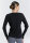 Damen V-Neck Langarmshirt schwarz