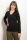 Damen V-Neck Langarmshirt schwarz