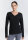 Damen V-Neck Langarmshirt schwarz