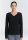 Damen V-Neck Langarmshirt schwarz