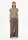 Gestreiftes T-Shirt aus Slub Jersey sand stone-dried palm