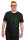 Männershirt Kenia Spitzwegerich schwarz