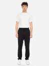 Unisex Freizeithose BANIPAL mit Leinen black