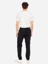 Unisex Freizeithose BANIPAL mit Leinen black