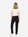 Unisex Freizeithose BANIPAL mit Leinen black