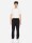 Unisex Freizeithose BANIPAL mit Leinen black
