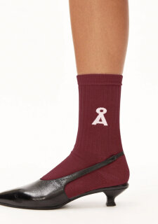 Socken Saamus Bold velvet red