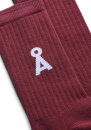 Socken Saamus Bold velvet red