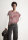 T-Shirt Idaara Stripe velvet red-soft blue-undyed