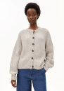 Rib Knit Cardigan aus Bio-Baumwoll-Wolle-Mix honey melange