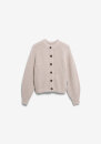 Rib Knit Cardigan aus Bio-Baumwoll-Wolle-Mix honey melange
